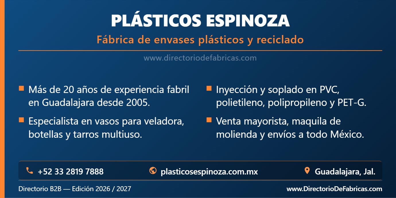 Business Card: Plásticos Espinoza │ Directorio De Fabricas
