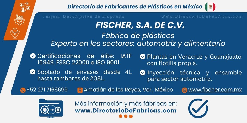 Business Card: Fischer S.A. de C.V. │ Directorio De Fabricas