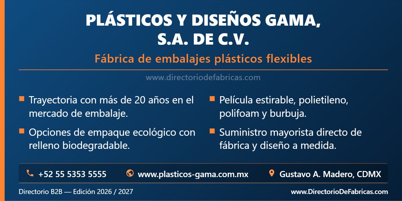 Business Card: Plásticos y Diseños Gama │ Directorio De Fabricas