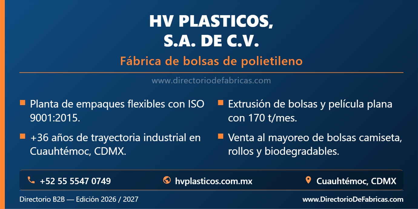 Business Card: Hv Plasticos, S.A. de C.V. │ Directorio De Fabricas