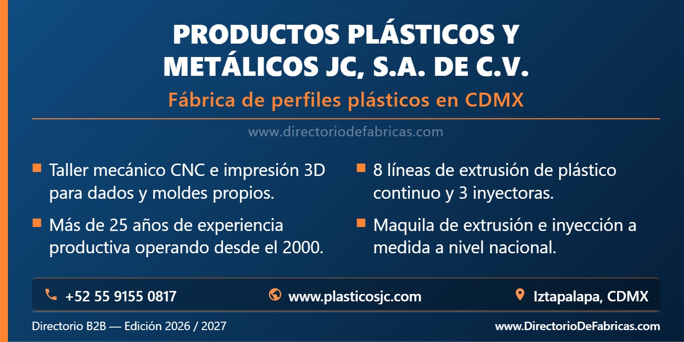 Business Card: Plásticos JC │ Directorio De Fabricas