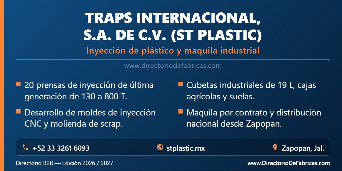 Business Card: ST Plastic (Traps Internacional) │ Directorio De Fabricas