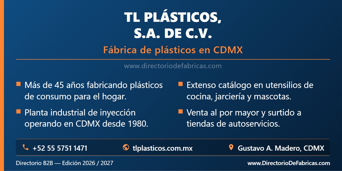 Business Card: TL Plásticos │ Directorio De Fabricas