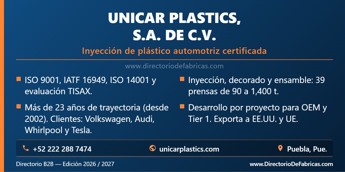 Business Card: Unicar Plastics, S.A. de C.V. │ Directorio De Fabricas