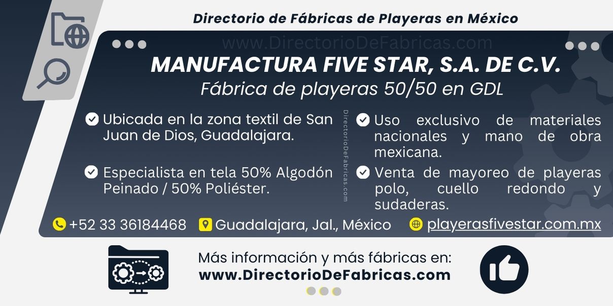 Business Card: Five Star │ Directorio De Fabricas