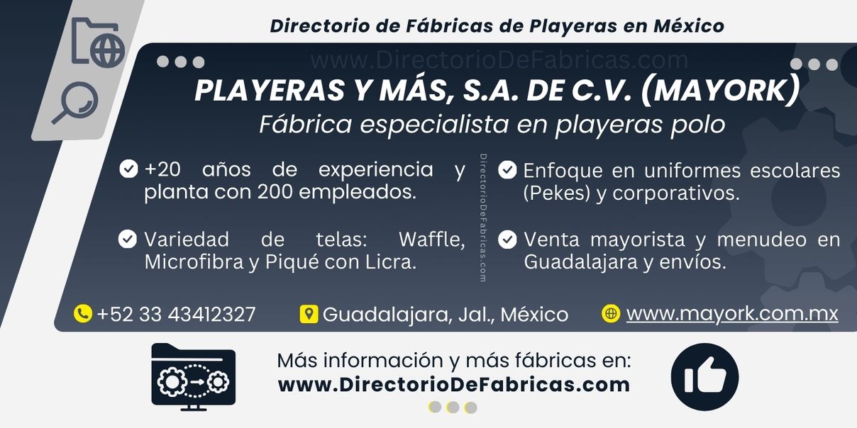 Business Card: Mayork │ Directorio De Fabricas