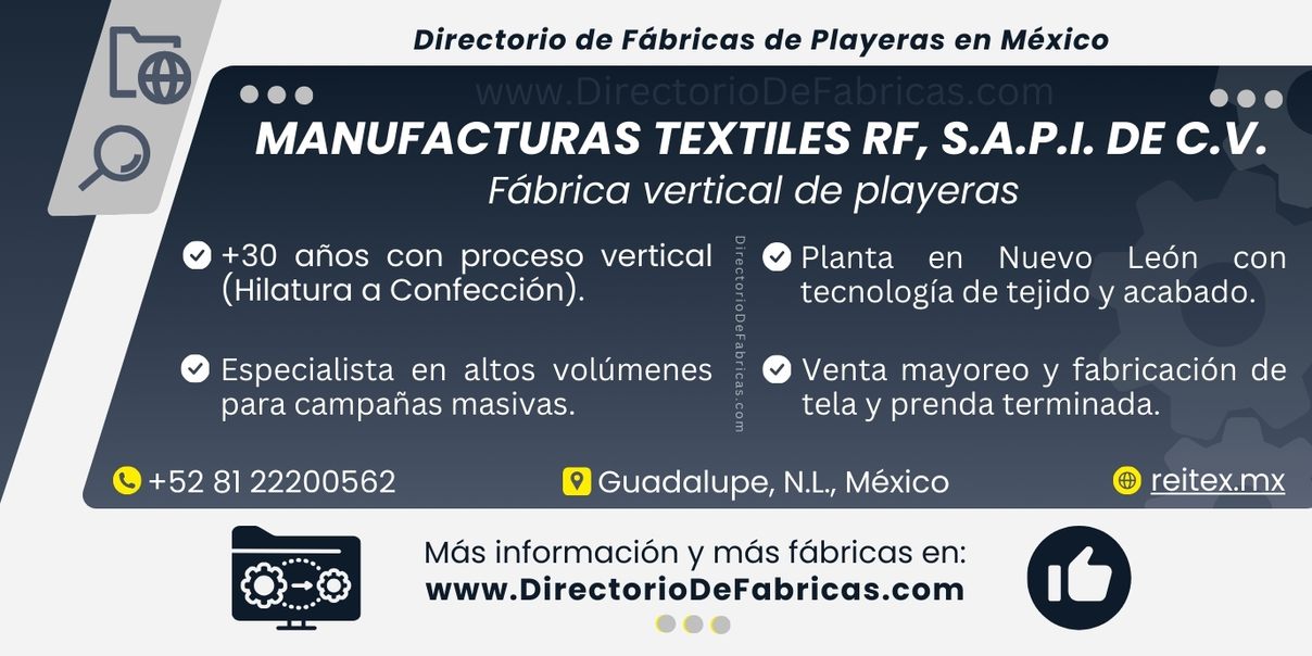 Business Card: Reitex │ Directorio De Fabricas