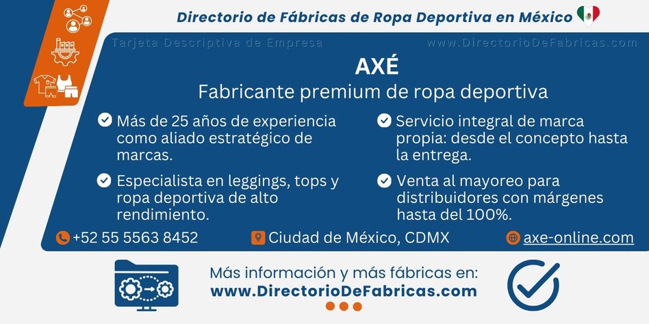 Business Card: AXÉ │ Directorio De Fabricas