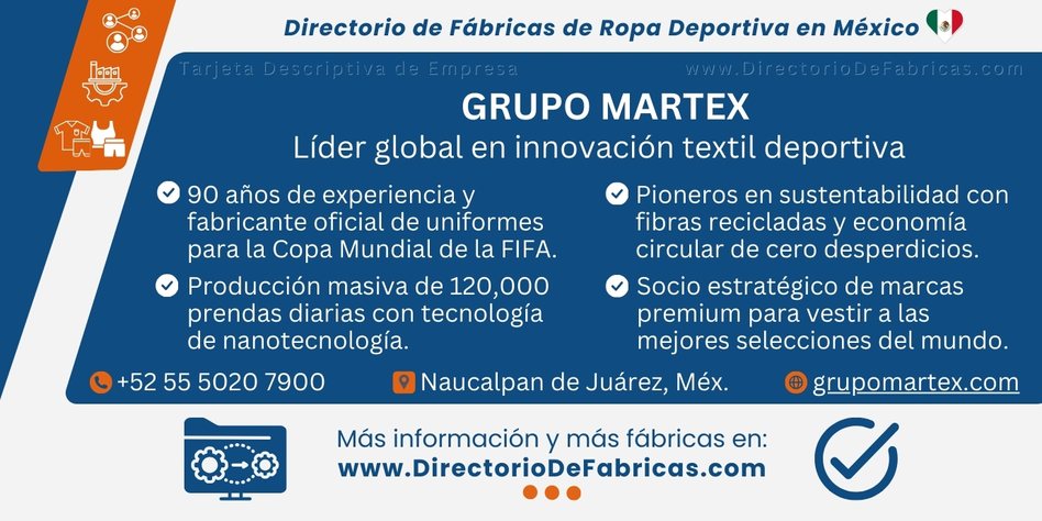 Business Card: Grupo Martex │ Directorio De Fabricas