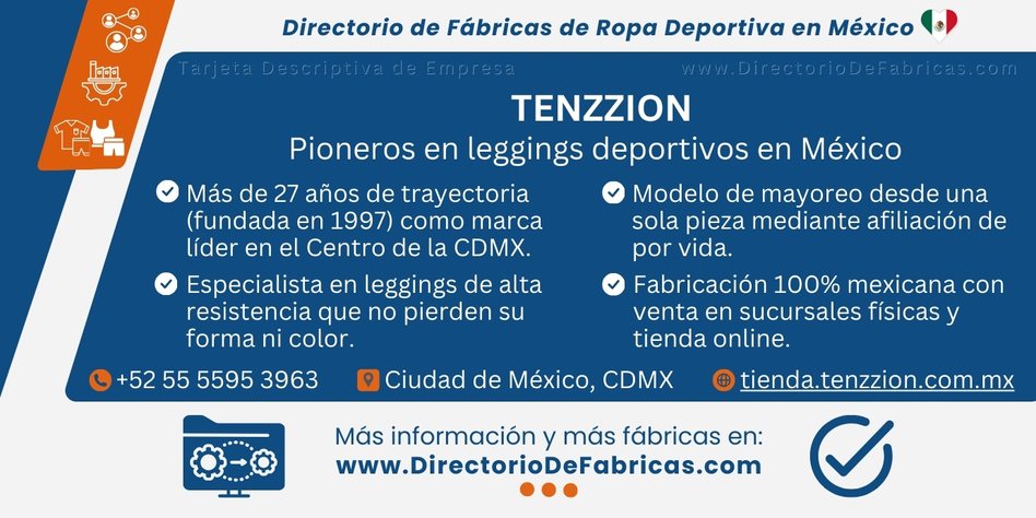 Business Card: TENZZION │ Directorio De Fabricas