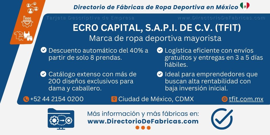 Business Card: TFIT │ Directorio De Fabricas