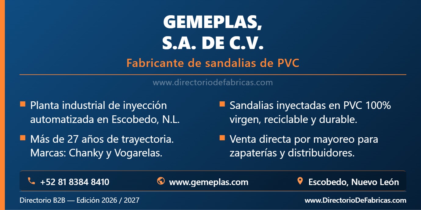 Business Card: Gemeplas, S.A. de C.V. │ Directorio De Fabricas
