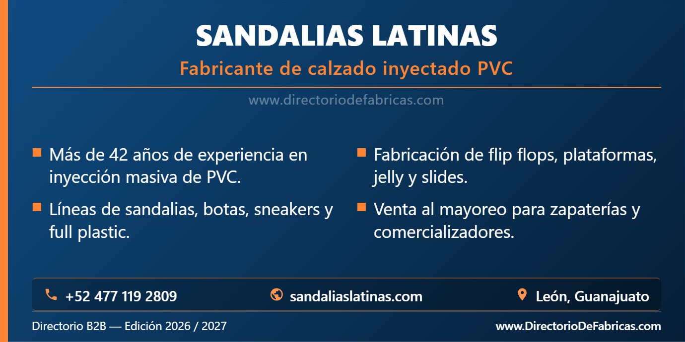 Business Card: Sandalias Latinas │ Directorio De Fabricas