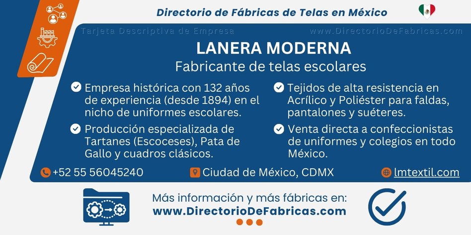 Business Card: Lanera Moderna │ Directorio De Fabricas