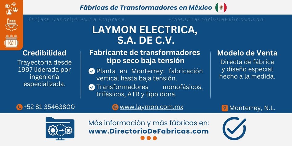 Business Card: Laymon │ Directorio De Fabricas