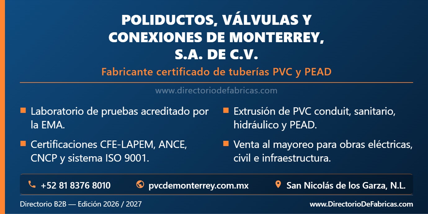 Business Card: Poliductos de Monterrey │ Directorio De Fabricas