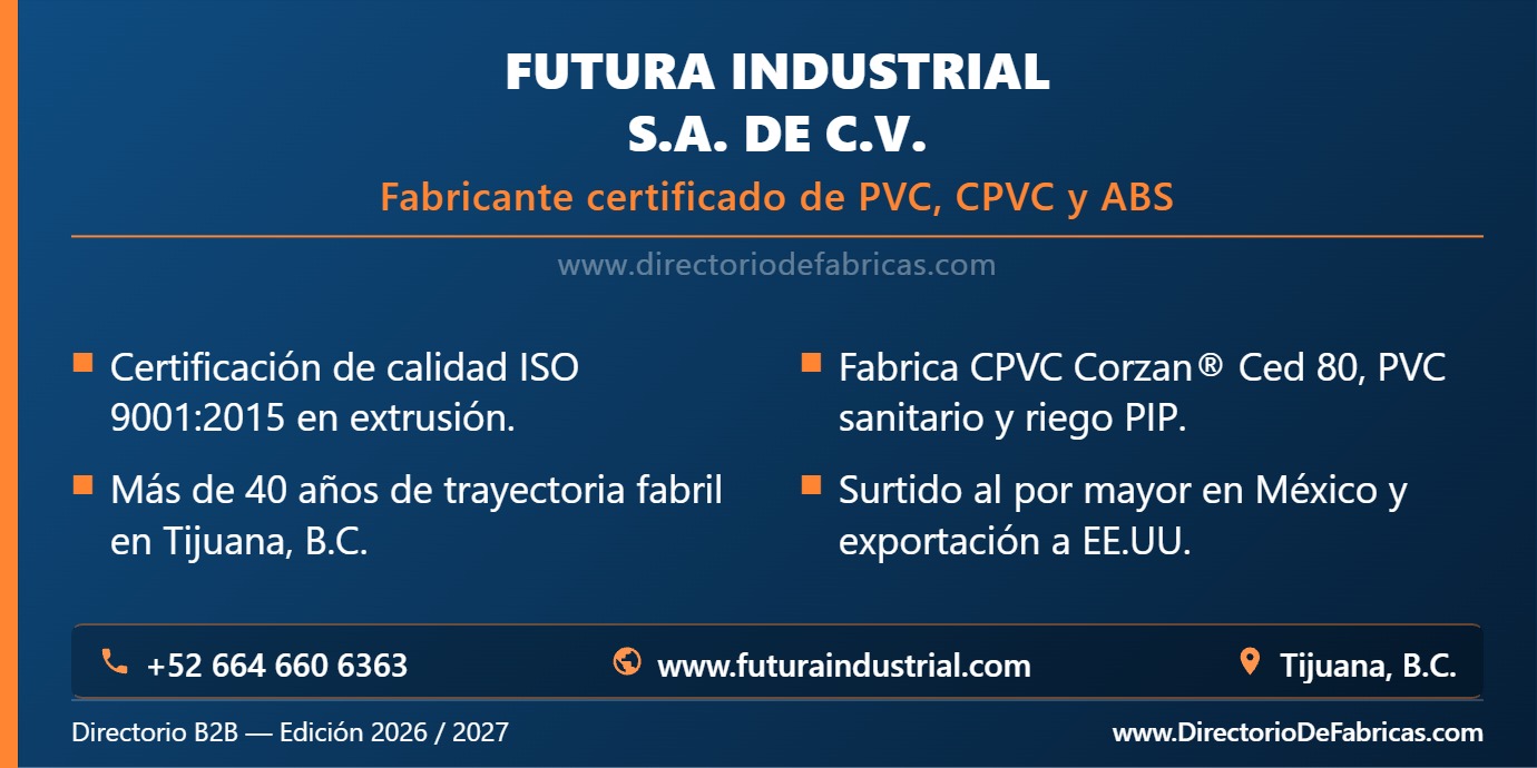 Business Card: Futura Industrial │ Directorio De Fabricas