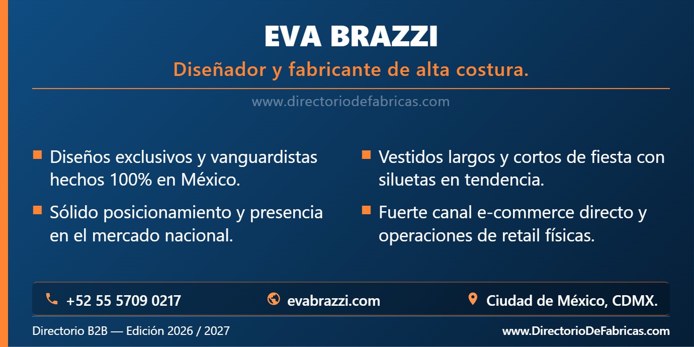 Business Card: EVA BRAZZI │ Directorio De Fabricas