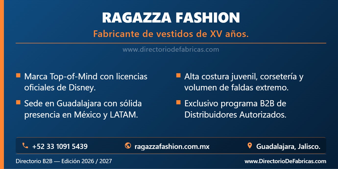 Business Card: Ragazza Fashion │ Directorio De Fabricas