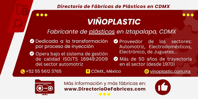 Business Card: Viñoplastic │ Directorio De Fabricas