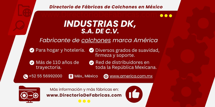 Business Card: Colchones America │ Directorio De Fabricas