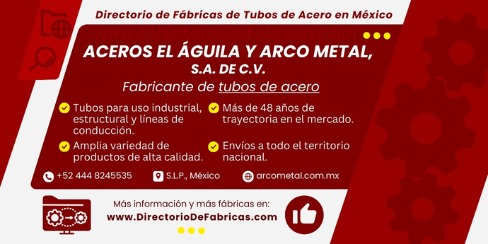 Business Card: Aceros El Águila y Arco Metal │ Directorio De Fabricas