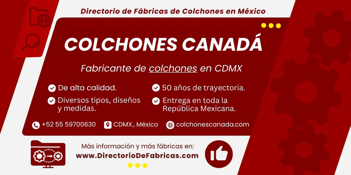 Business Card: Colchones Canadá │ Directorio De Fabricas