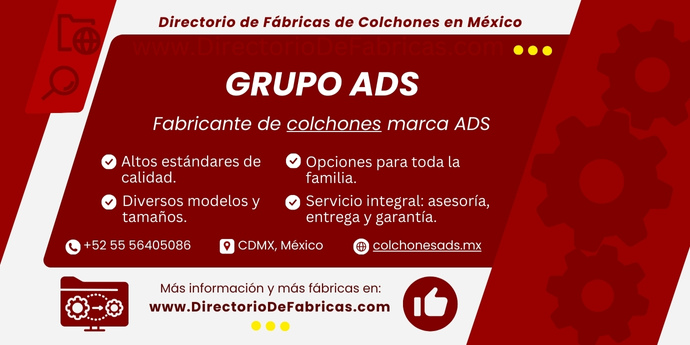 Business Card: Colchones ADS │ Directorio De Fabricas