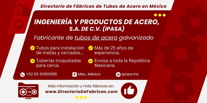 Business Card: Ingeniería y Productos de Acero (IPASA) │ Directorio De Fabricas