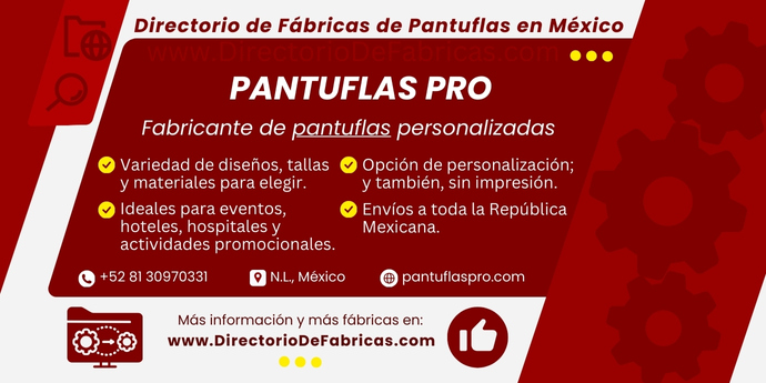 Business Card: PANTUFLAS PRO │ Directorio De Fabricas