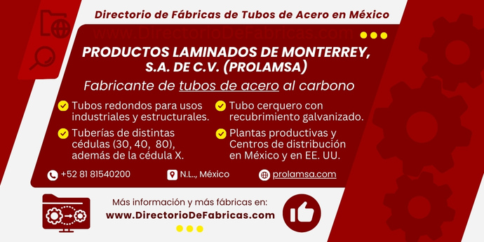 Business Card: Productos Laminados de Monterrey (PROLAMSA) │ Directorio De Fabricas