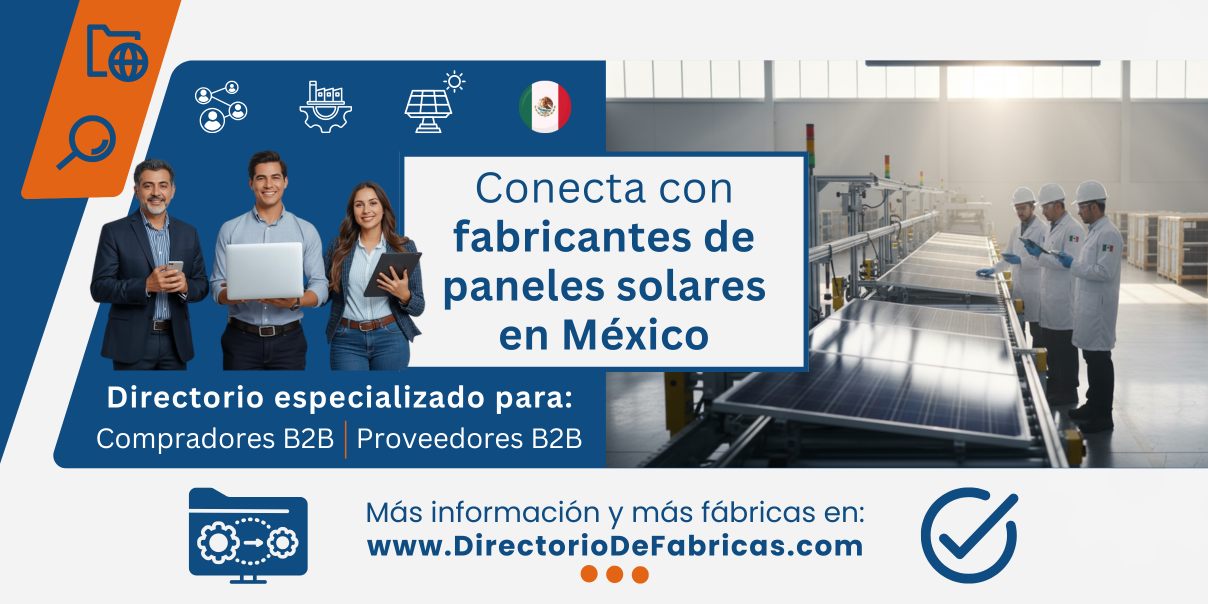 Fábrica de paneles solares en México con módulos fotovoltaicos de alta eficiencia en línea de producción industrial