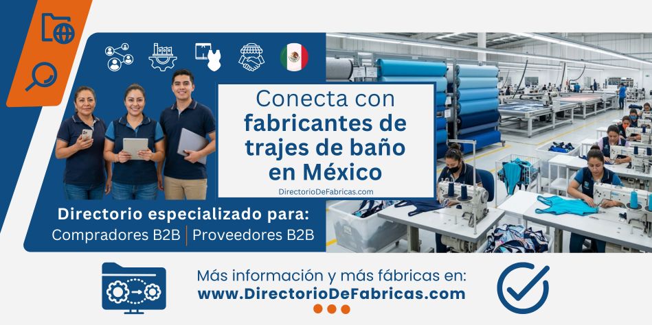 Conecte con fabricantes especializados en la confección de trajes de baño en México.