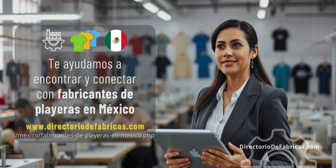 Encontrar y conectar con fábricas de playeras en México