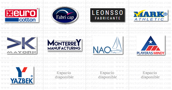 Muro con logotipos de Fabricas de Playeras en Mexico