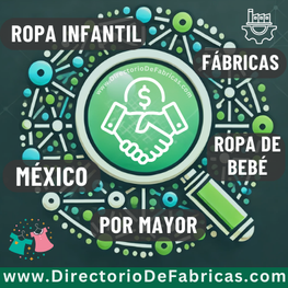 Directorio de Fábricas de Ropa Infantil en México