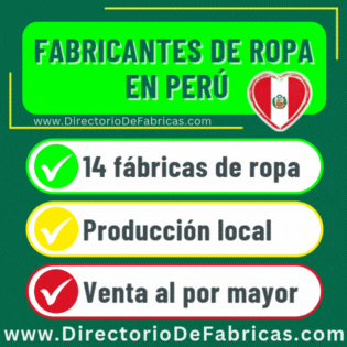 Proveedores de Ropa en Perú directo de fábricas con venta al por mayor